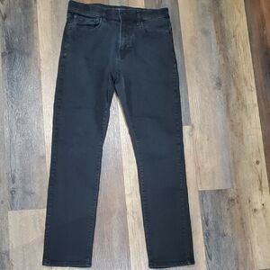 Lucky Brand 410 Black Athetic Straight Jeans